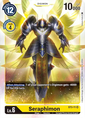 Seraphimon, Digimon card ST3-11