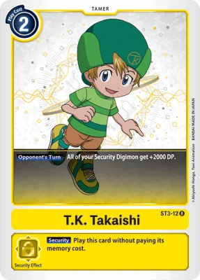 T.K. Takaishi, Digimon card ST3-12