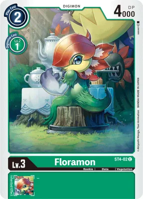 Floramon, Digimon card ST4-02