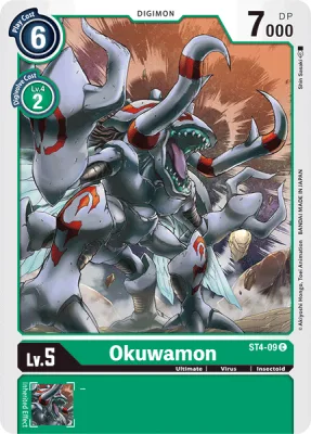 Okuwamon, Digimon card ST4-09