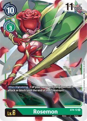 Rosemon, Digimon card ST4-12