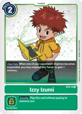 Izzy Izumi, Digimon card ST4-14