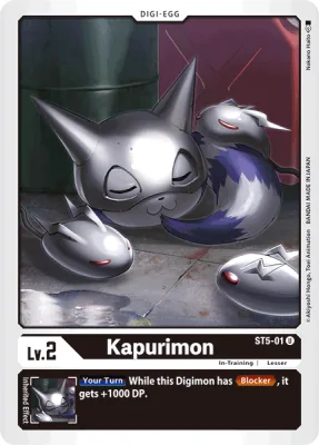 Kapurimon, Digimon card ST5-01