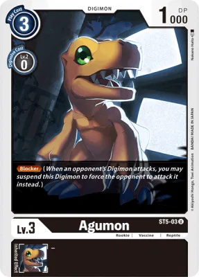 Agumon, Digimon card ST5-03