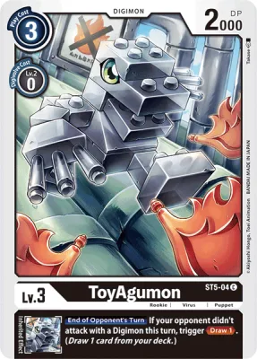 ToyAgumon, Digimon card ST5-04
