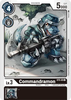 Commandramon, Digimon card ST5-05
