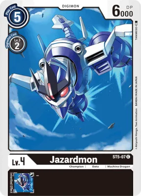 Jazardmon, Digimon card ST5-07