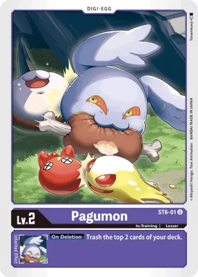 Pagumon, Digimon card ST6-01