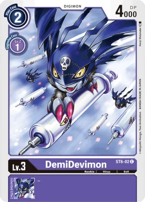 DemiDevimon, Digimon card ST6-02