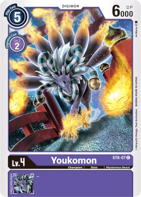 Youkomon, Digimon card ST6-07
