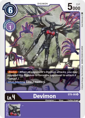 Devimon, Digimon card ST6-08