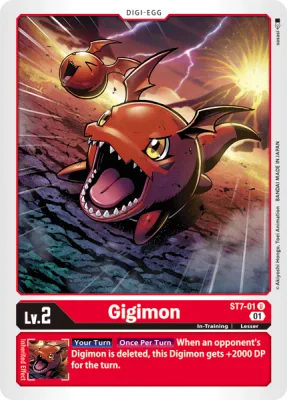 Gigimon, Digimon card ST7-01