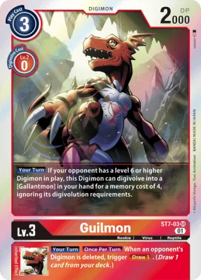 Guilmon, Digimon card ST7-03
