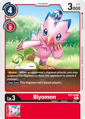 Biyomon, Digimon card ST7-04