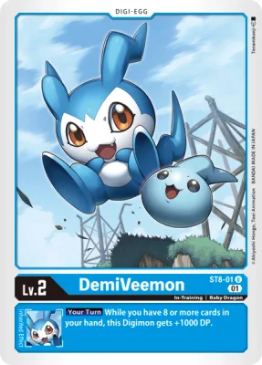 DemiVeemon, Digimon card ST8-01