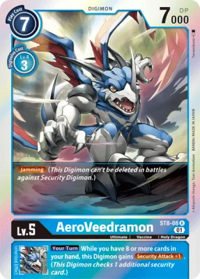 AeroVeedramon, Digimon card ST8-08