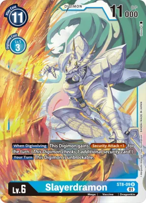 Slayerdramon, Digimon card ST8-09