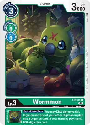 Wormmon, Digimon card ST9-08