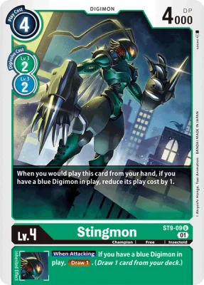 Stingmon, Digimon card ST9-09