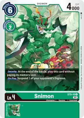 Snimon, Digimon card ST9-10