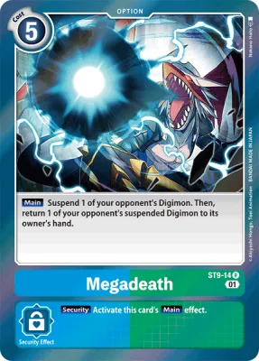 Megadeath, Digimon card ST9-14