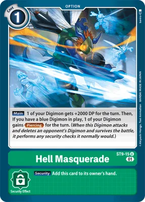Hell Masquerade, Digimon card ST9-15