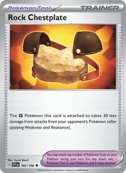 Rock Chestplate — Scarlet & Violet #192, 2023. Illustrated by Toyste Beach.