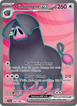 Oinkologne ex — Scarlet & Violet #234, 2023. Illustrated by aky CG Works.