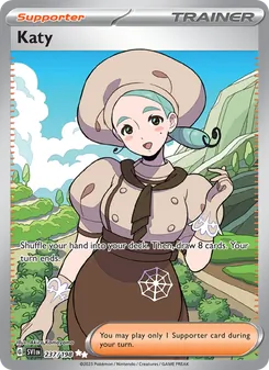 Katy — Scarlet & Violet #237, 2023. Illustrated by Akira Komayama.