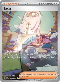Jacq — Scarlet & Violet #250, 2023. Illustrated by Oswaldo KATO.