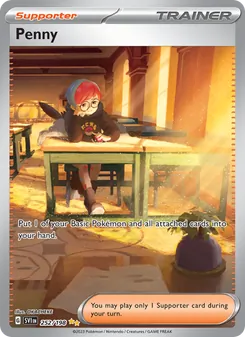 Penny — Scarlet & Violet #252, 2023. Illustrated by OKACHEKE.