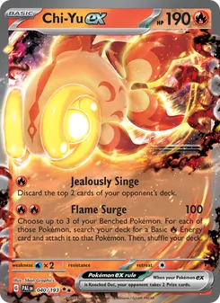 Chi-Yu ex — Paldea Evolved #040, 2023. Illustrated by 5ban Graphics.