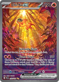 Chi-Yu ex — Paldea Evolved #259, 2023. Illustrated by AKIRA EGAWA.