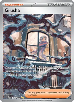 Grusha — Paldea Evolved #268, 2023. Illustrated by DOM.