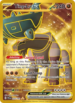 Ting-Lu ex — Paldea Evolved #275, 2023. Illustrated by 5ban Graphics.