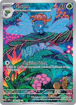 Gloom — Obsidian Flames #198, 2023. Illustrated by Masako Tomii.