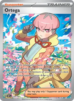 Ortega — Obsidian Flames #219, 2023. Illustrated by Naoki Saito.