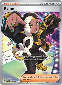 Ryme — Obsidian Flames #221, 2023. Illustrated by nagimiso.