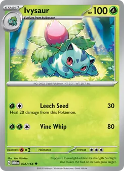 Ivysaur — 151 #002, 2023. Illustrated by Yuu Nishida.
