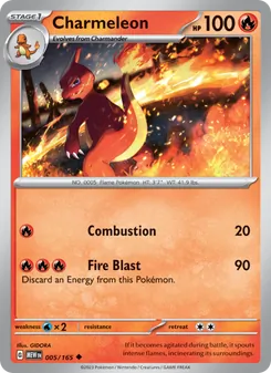 Charmeleon — 151 #005, 2023. Illustrated by GIDORA.