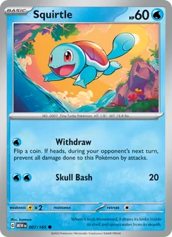 Squirtle — 151 #007, 2023. Illustrated by kantaro.