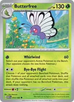 Butterfree — 151 #012, 2023. Illustrated by Tika Matsuno.