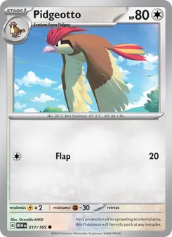 Pidgeotto — 151 #017, 2023. Illustrated by Oswaldo KATO.