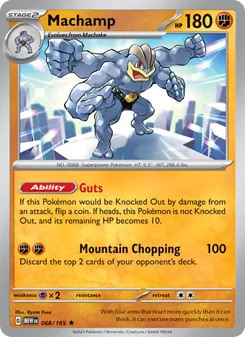 Machamp — 151 #068, 2023. Illustrated by Ryuta Fuse.
