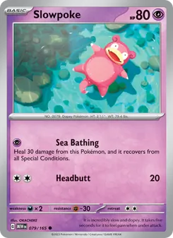 Slowpoke — 151 #079, 2023. Illustrated by OKACHEKE.