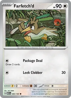 Farfetch'd — 151 #083, 2023. Illustrated by KG-2000.