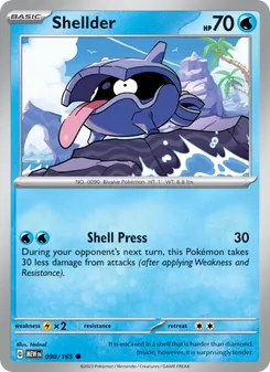 Shellder — 151 #090, 2023. Illustrated by Nelnal.