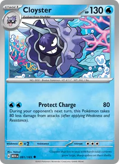 Cloyster — 151 #091, 2023. Illustrated by Nelnal.