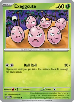 Exeggcute — 151 #102, 2023. Illustrated by Shigenori Negishi.