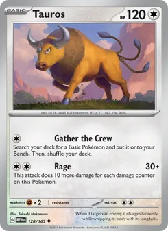 Tauros — 151 #128, 2023. Illustrated by Takeshi Nakamura.